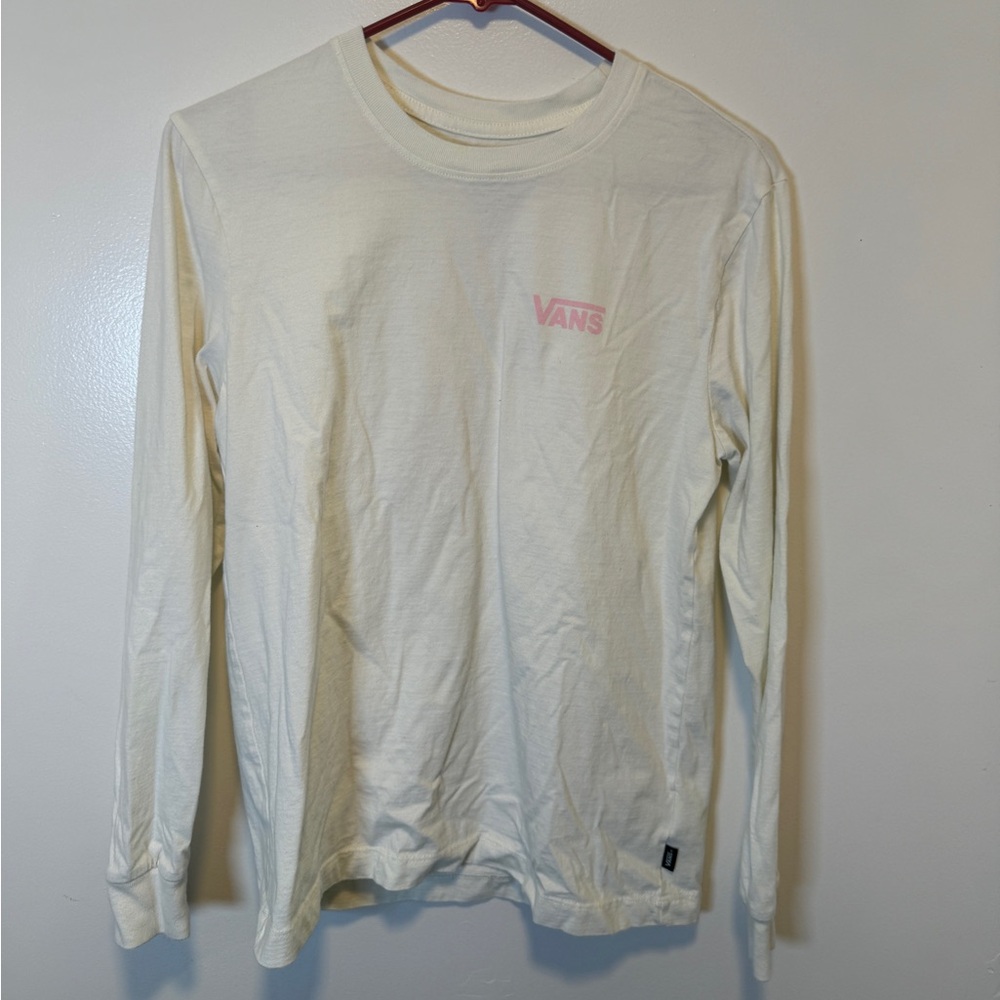 Vans‎ long sleeve shirt with pink graphic women's size small